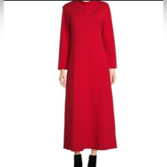 bryn Walker Dresses & Skirts - NWT - bryn Walker Vibrant Red Long Sleeve  Maxi Dress